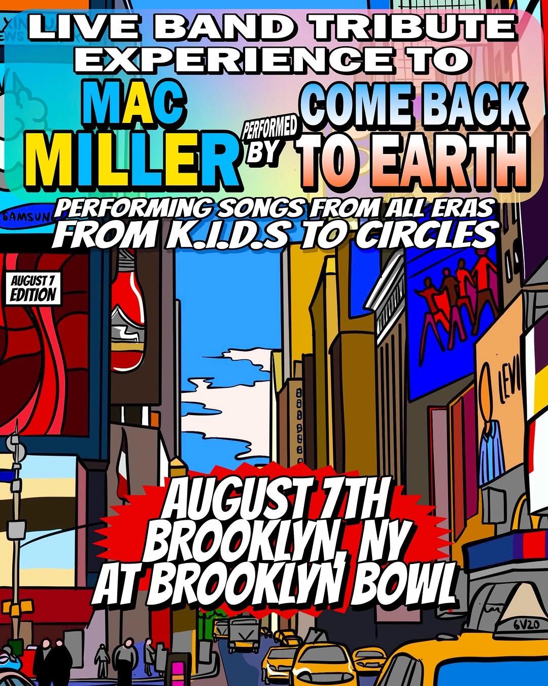 Live Band Tribute Experience to Mac Miller