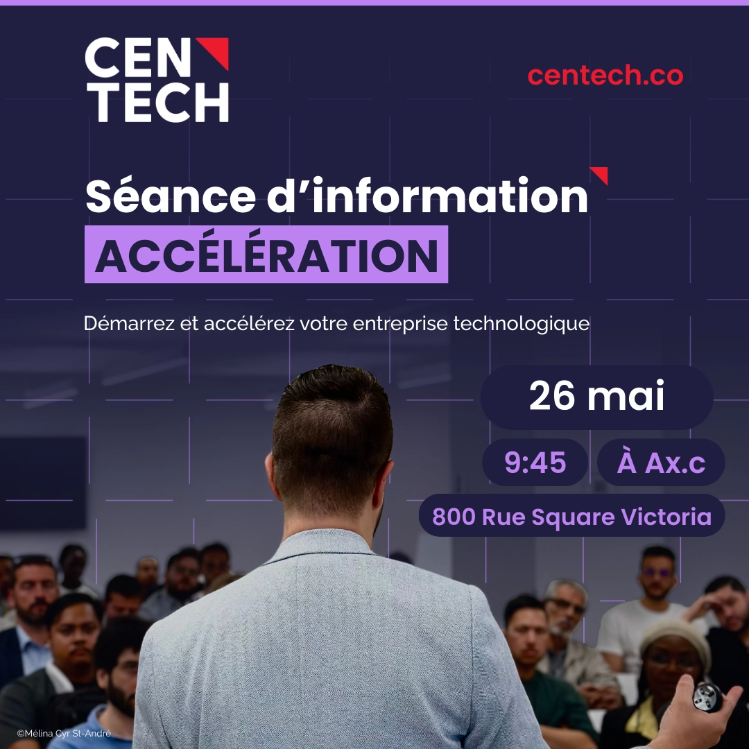Séance d'information Accélération | PRÉSENTIEL
