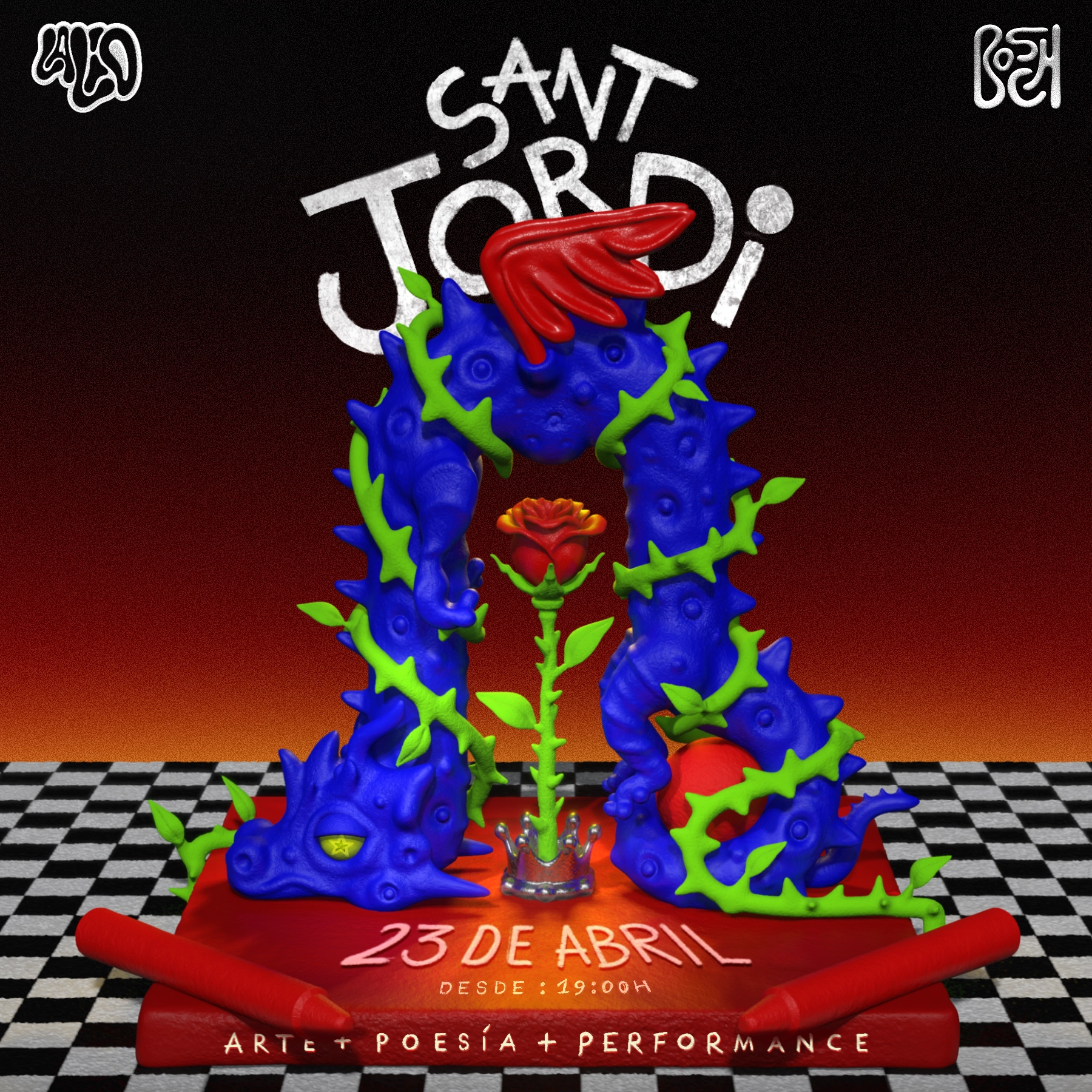 Sant Jordi-Mostra D'Art