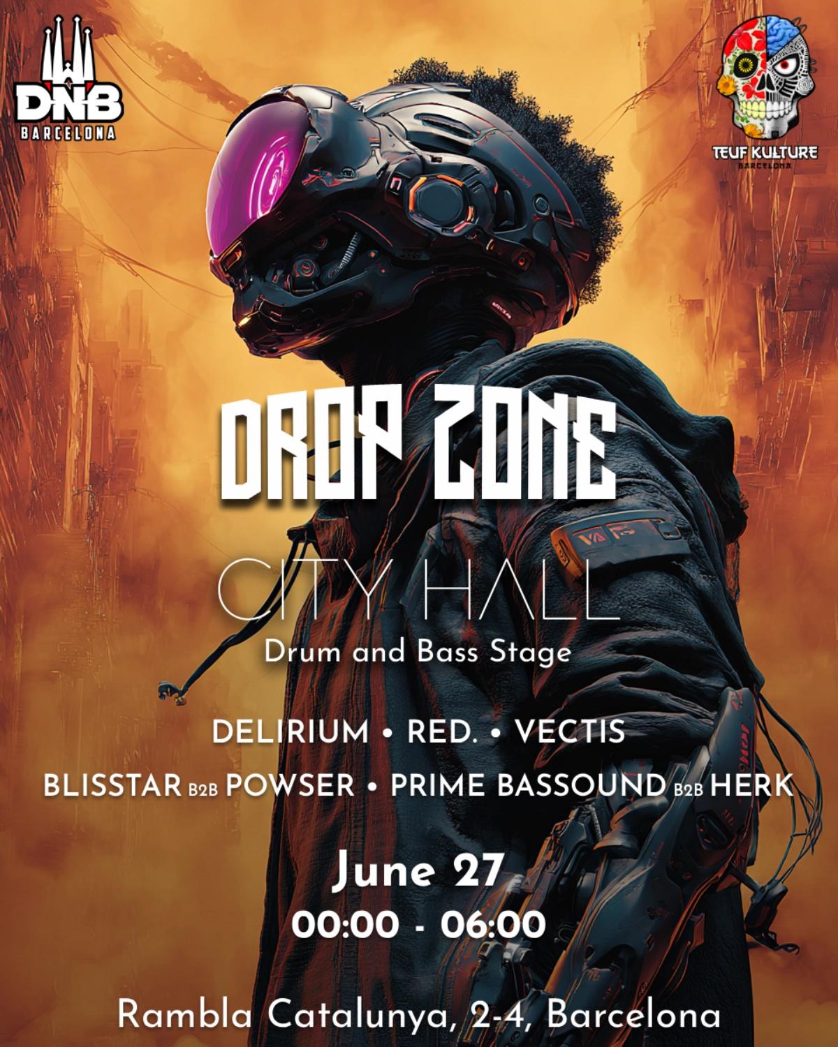 City Hall Drum & Bass Stage - Drop Zone x Teuf Kulture
