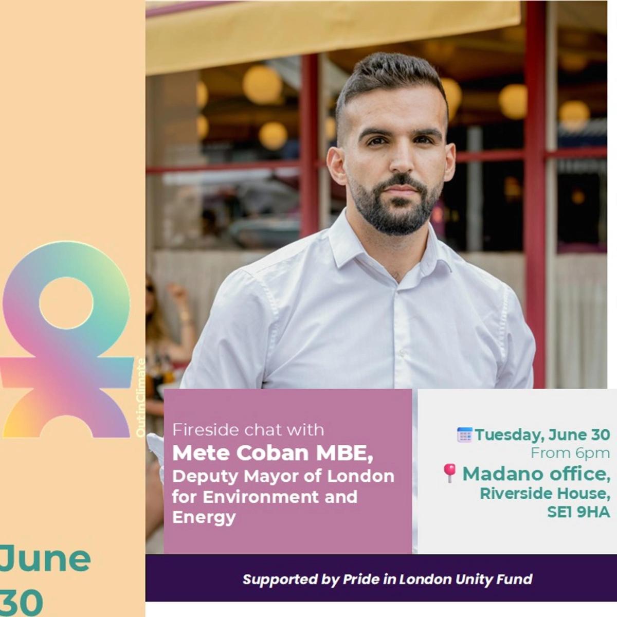 Out in Climate London: Pride Fireside Chat 2026