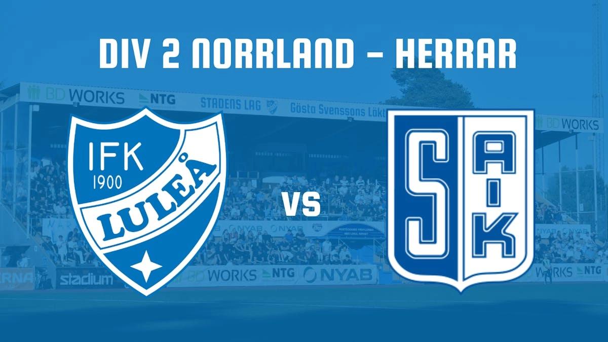 IFK Luleå (herr) - Storfors AIK