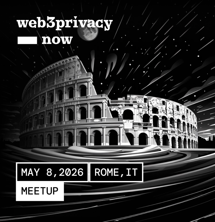 Web3Privacy now Rome Meetup