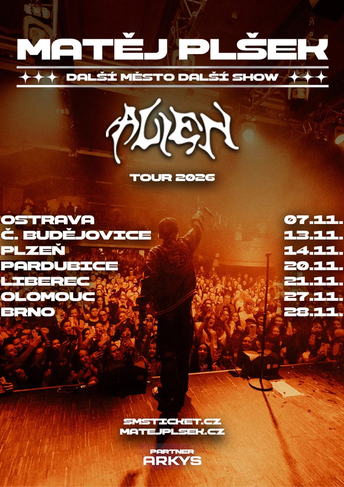 Matěj Plšek ALIEN TOUR 2026