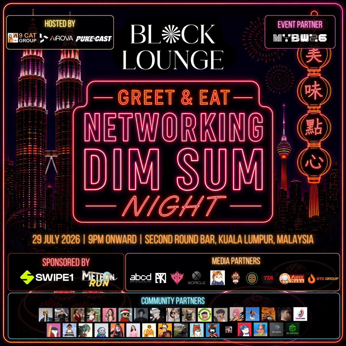BLOCK:LOUNE MYBW2026: Greet & Eat - Networking Dim Sum Night