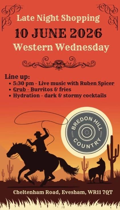🌵Western Wednesday is riding into town on 10 June 🌵