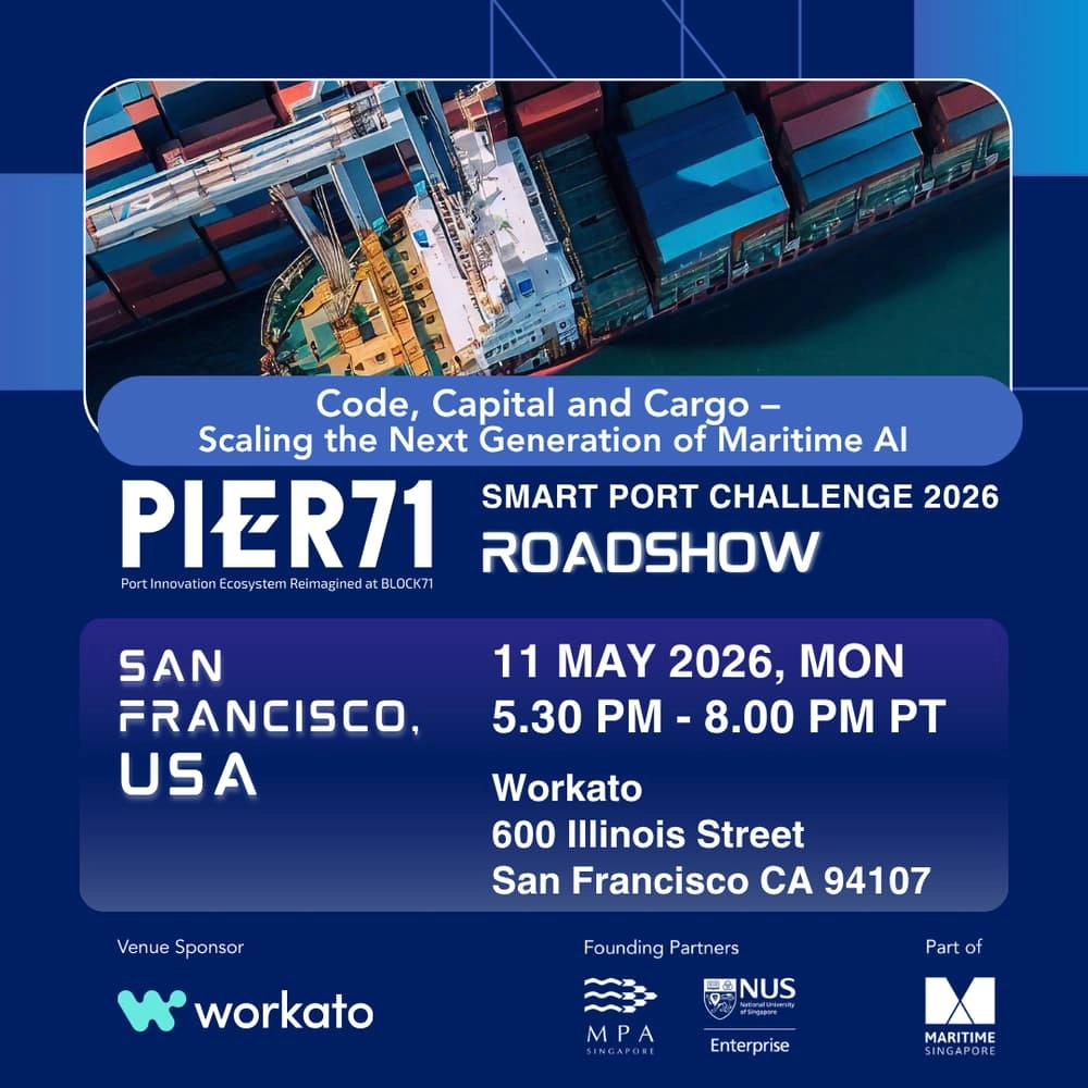 Code, Capital, and Cargo: Scaling the Next Generation of Maritime AI: PIER71 Roadshow - San Francisco