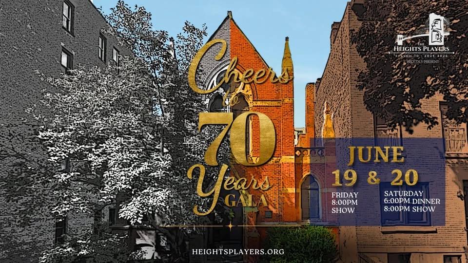 Cheers to 70 Years: A Heights Players Gala