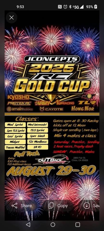 RC Gold Cup 2026