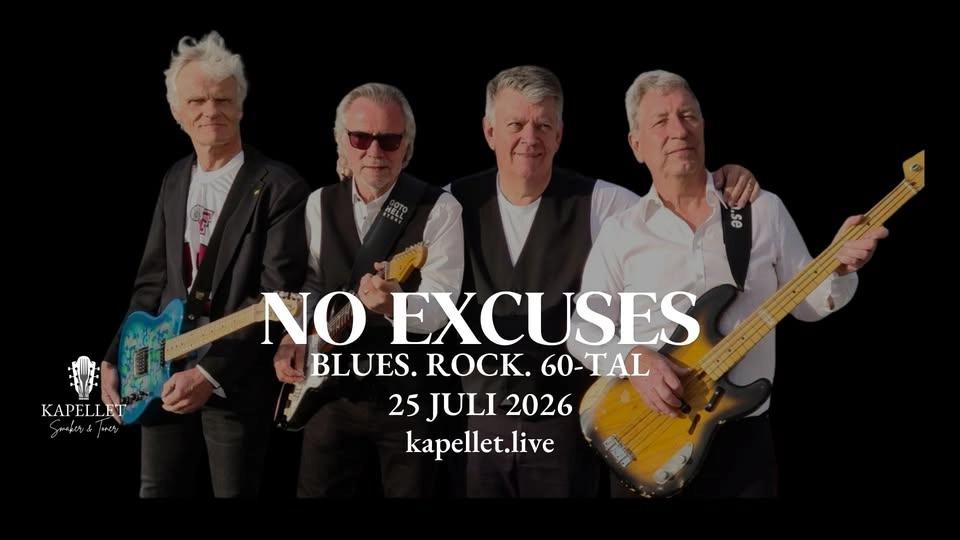 No Excuses live – där 60-talet möter blues och rock