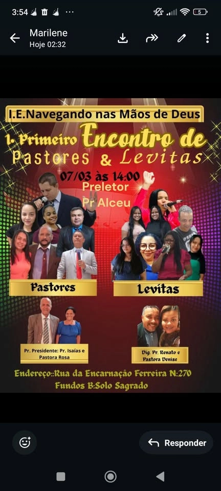 1°Encontro de levitas