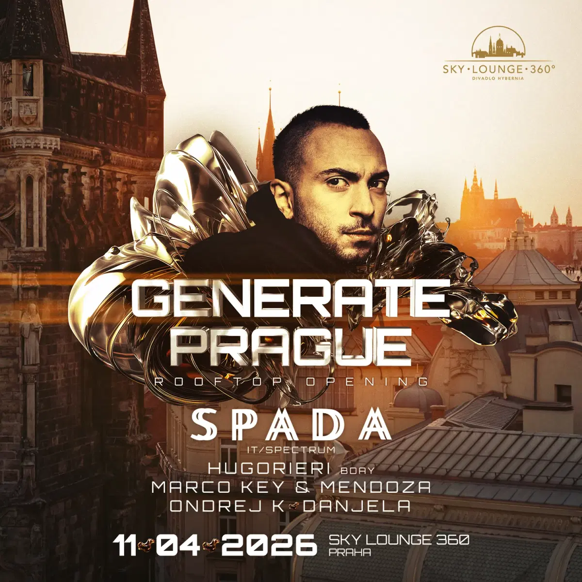 GENERATE PRAGUE → Rooftop Opening w./ Spada(IT)