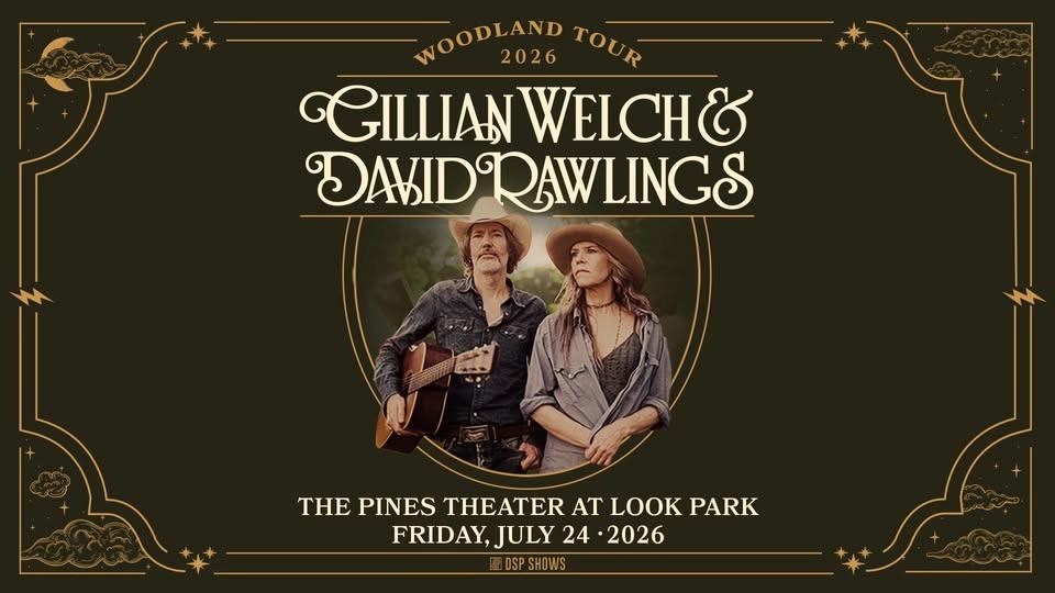 Gillian Welch & David Rawlings at The Pines Theater at Look Park (Northampton, MA)