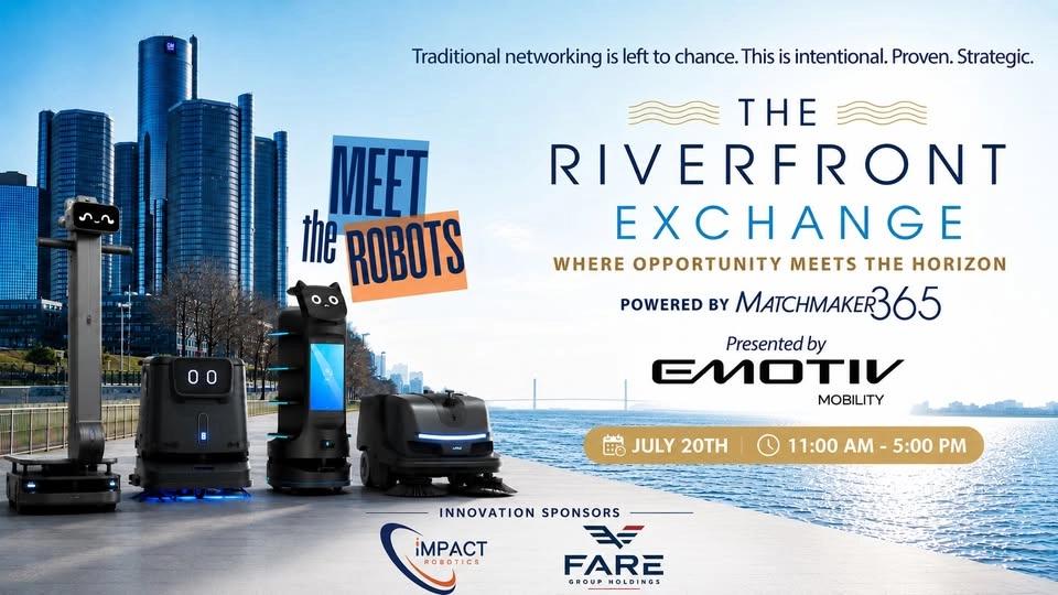 The Riverfront Exchange: Detroit’s Ultimate Business Matchmaking Event Presented by Emotiv Mobility