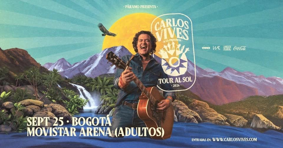 Carlos Vives en Concierto: Bogotá | Tour al Sol ☀️