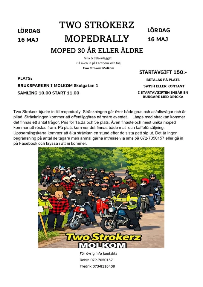 Mopedrally 2026 Molkom