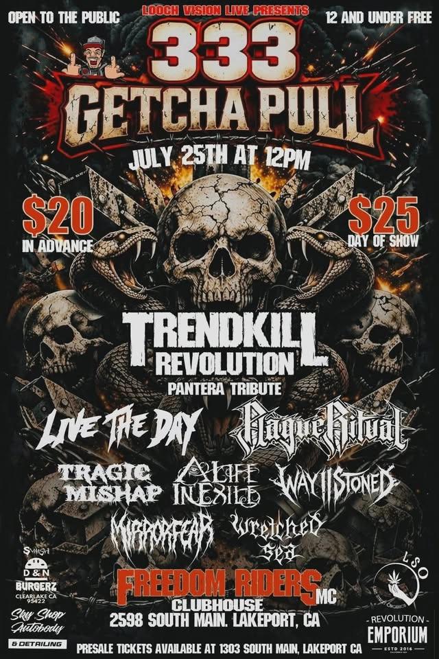 Wretched Sea at 333 GETCHA PULL