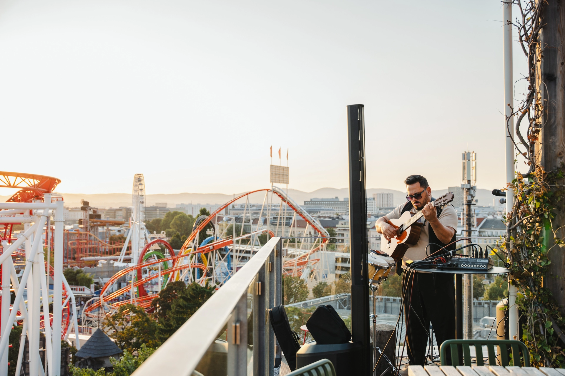 Rooftop Open Mic Night