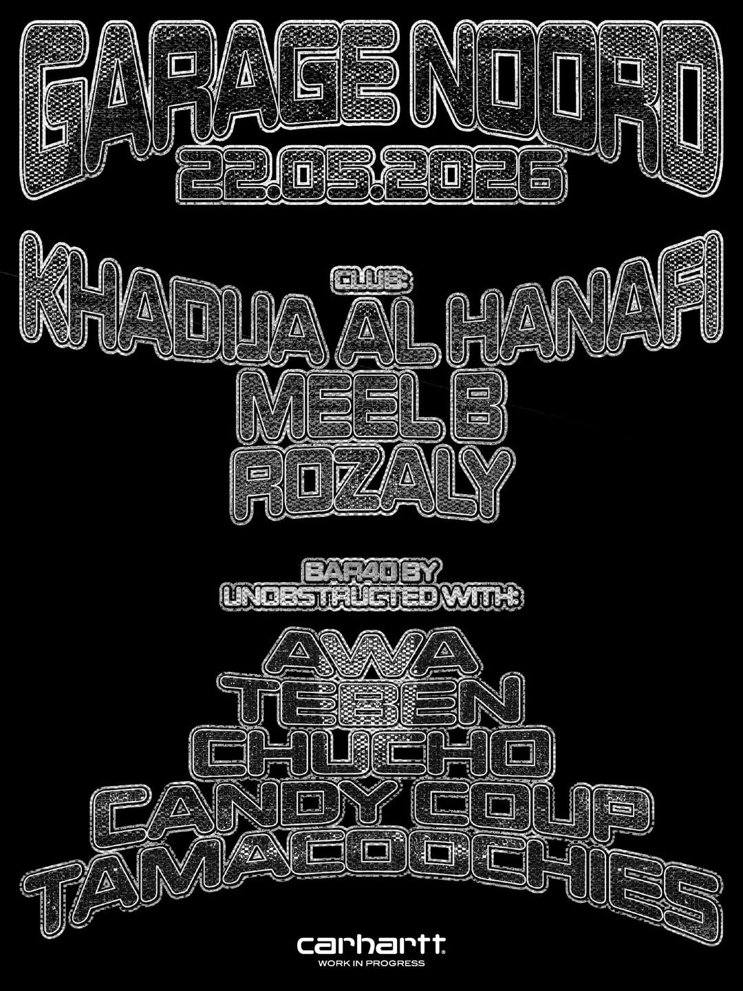 Khadija Al Hannafi, Meel B, Rozaly + bar40 hosted by UNOBSTRUCTED