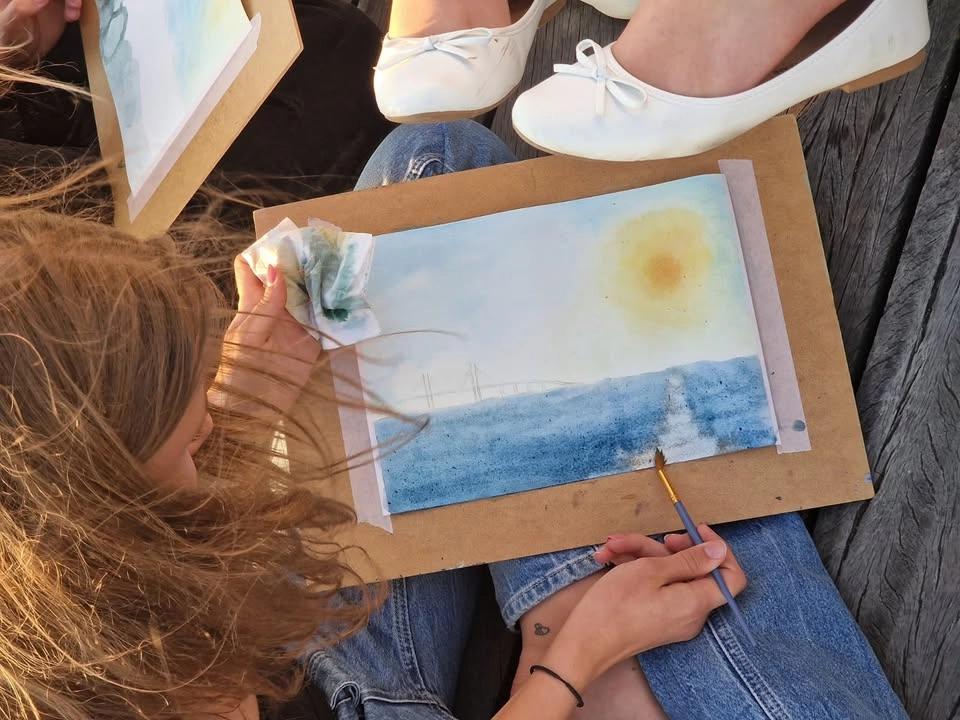 SIP AND CREATE: SUNSET OUTDOOR PAINTING