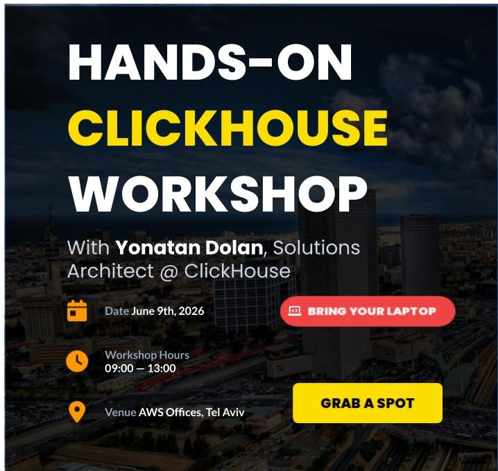 ClickHouse Hands-on TLV