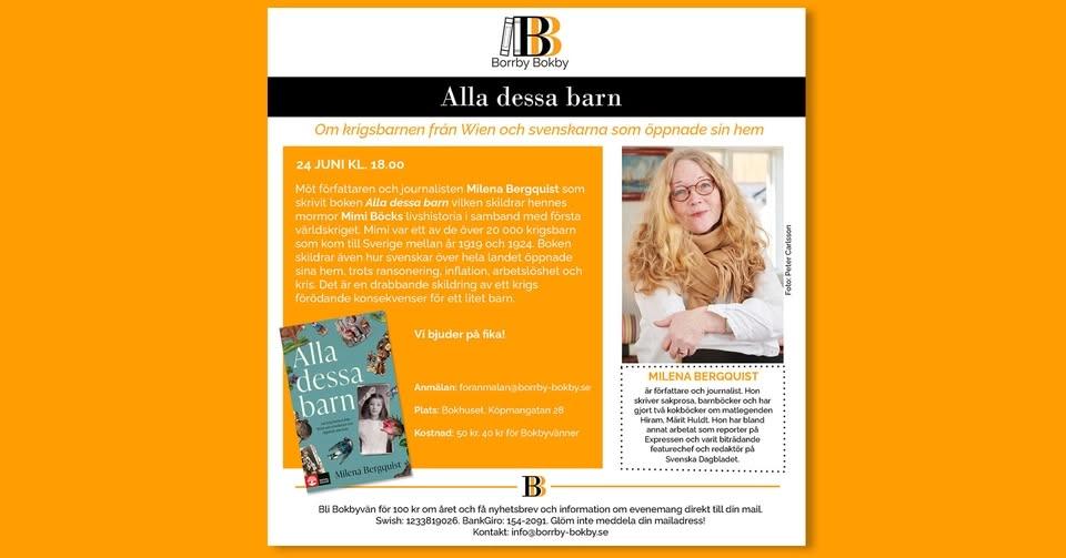 Alla dessa barn av Milena Begquist