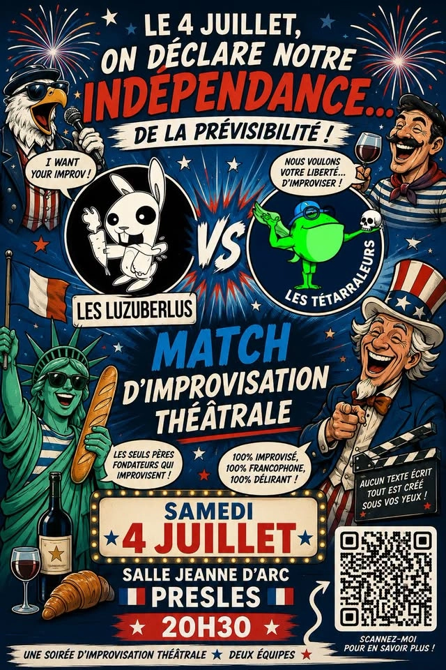 Match d'impro Tétarraleurs/Luzuberlus