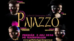 Grillat & Gårdsopera 2026 - Teatervallens Pajazzo