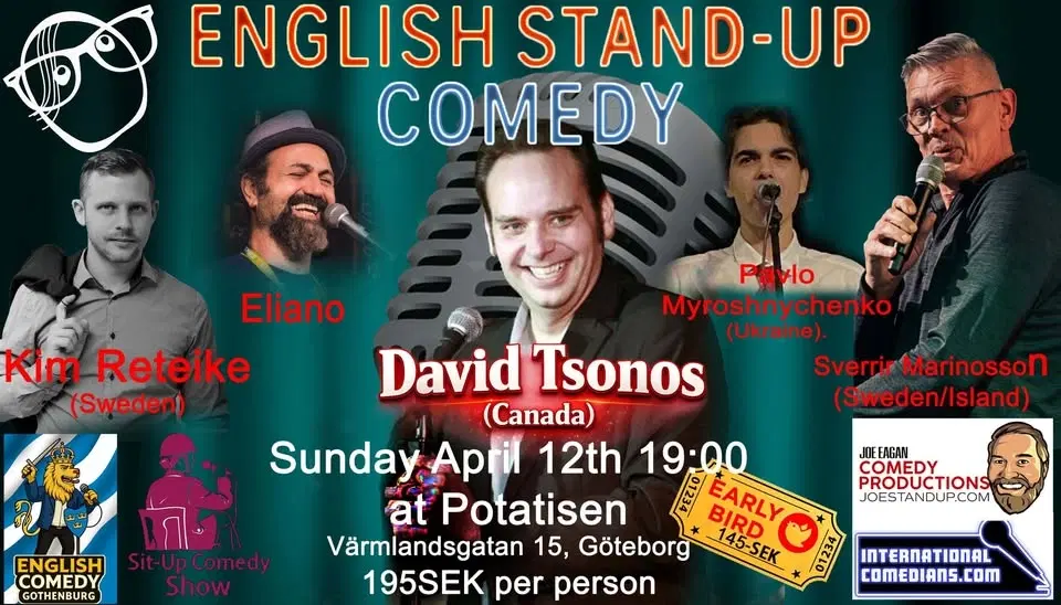 English Stand-up Comedy with David Tsonos