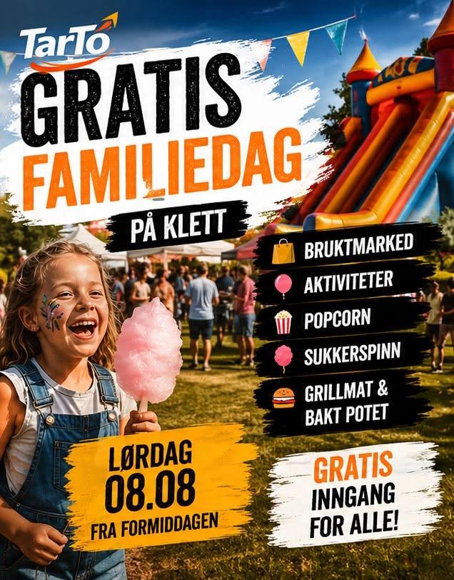 🎉 GRATIS FAMILIEDAG – ALLE ER INVITERT! 🎉
