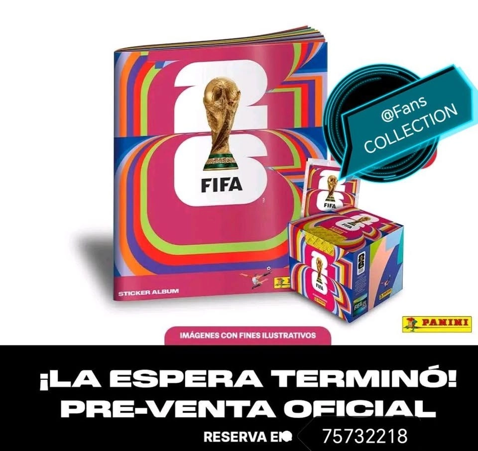 Pre venta albun PANINI MUNDIAL 2026