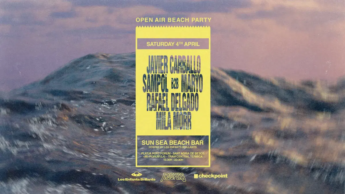 FREE Open Air Beach Party w Les Enfants x ■ Checkpoint x troopers