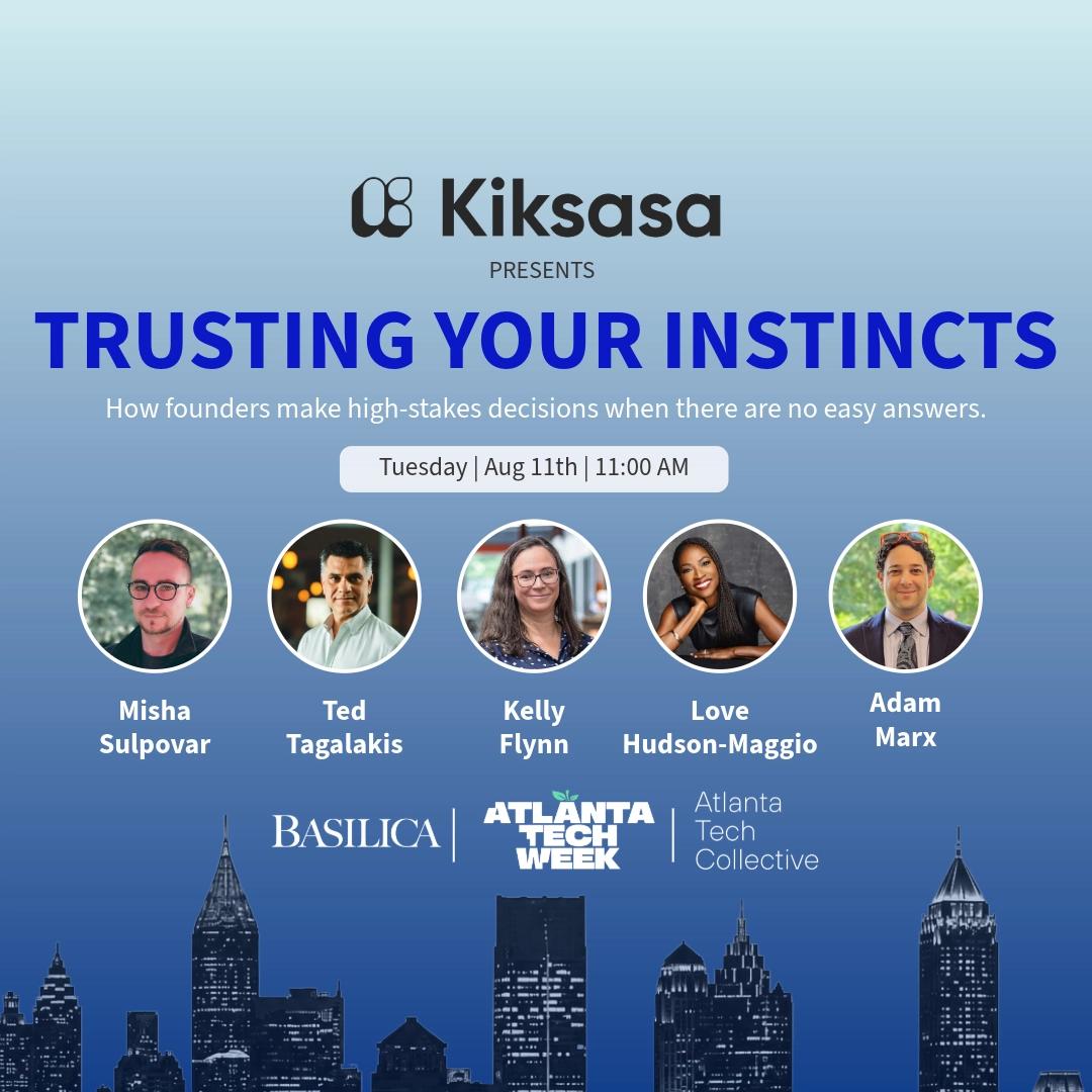 Trusting Your Instincts Panel #ATLTechWeek