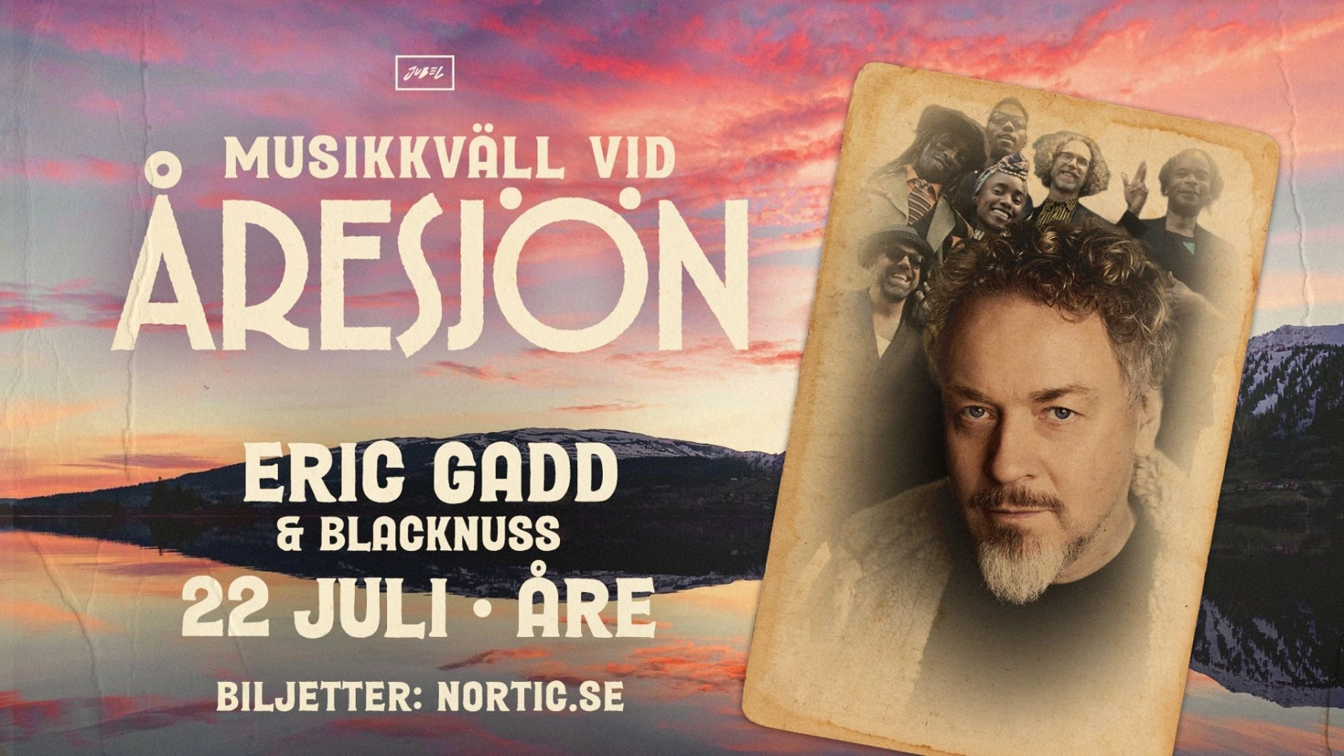 Eric Gadd & Blacknuss | Musikkväll vid Åresjön