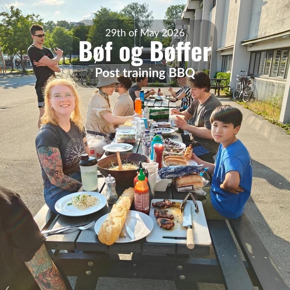 Bøf & Bøffer - post training BBQ
