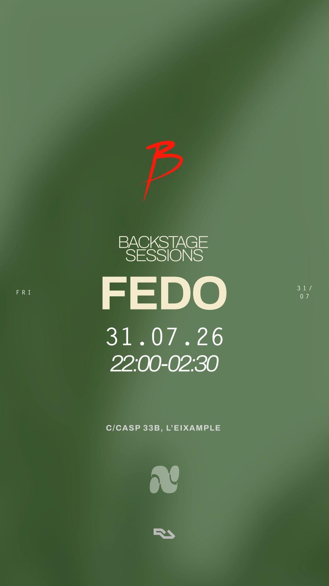 Backstage with FEDO