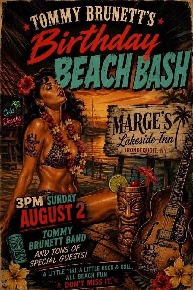 Tommy Brunett's Annual Birthday Beach Bash