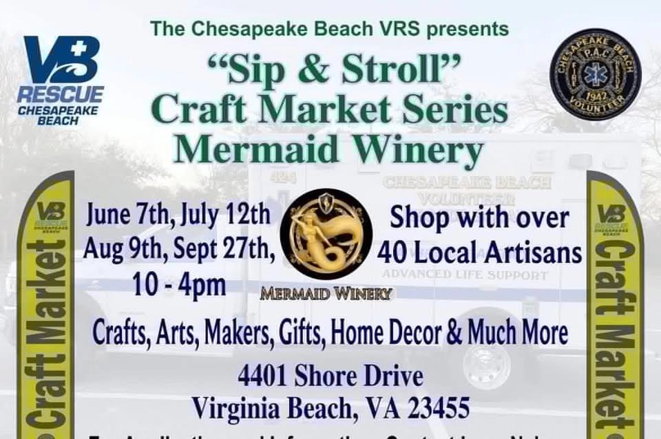 August "Sip and Stroll" Craft Market
