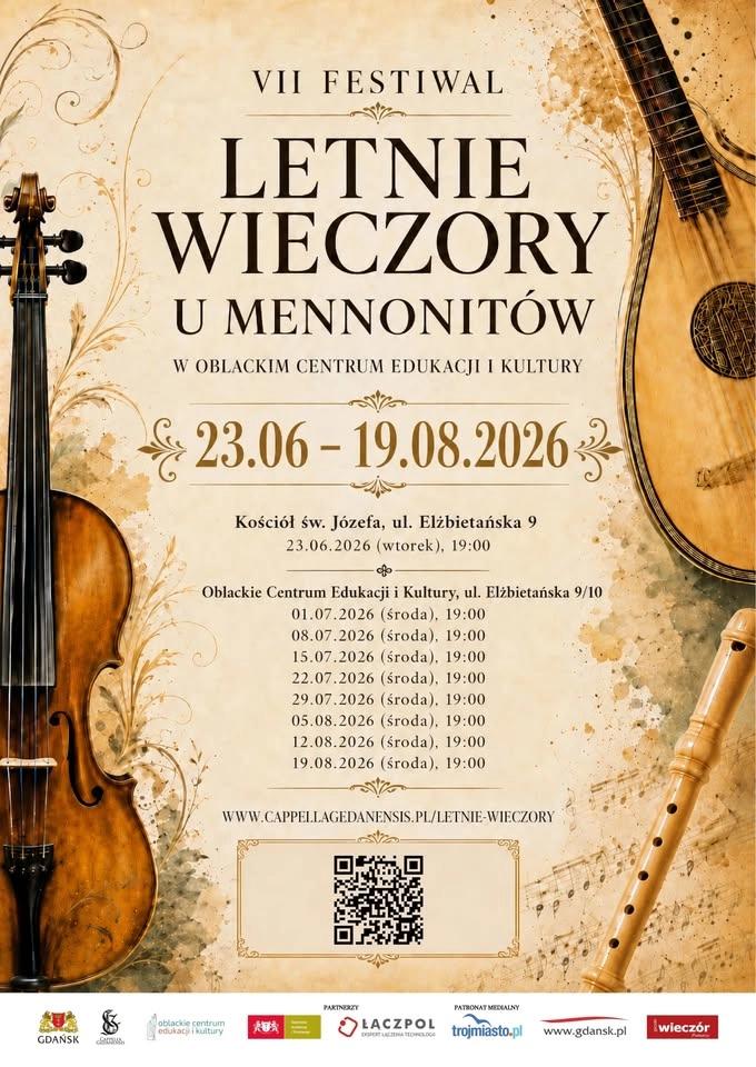 VII Festiwal Letnie Wieczory u Mennonitów: KOCHAM KINO – KONCERT MUZYKI FILMOWEJ