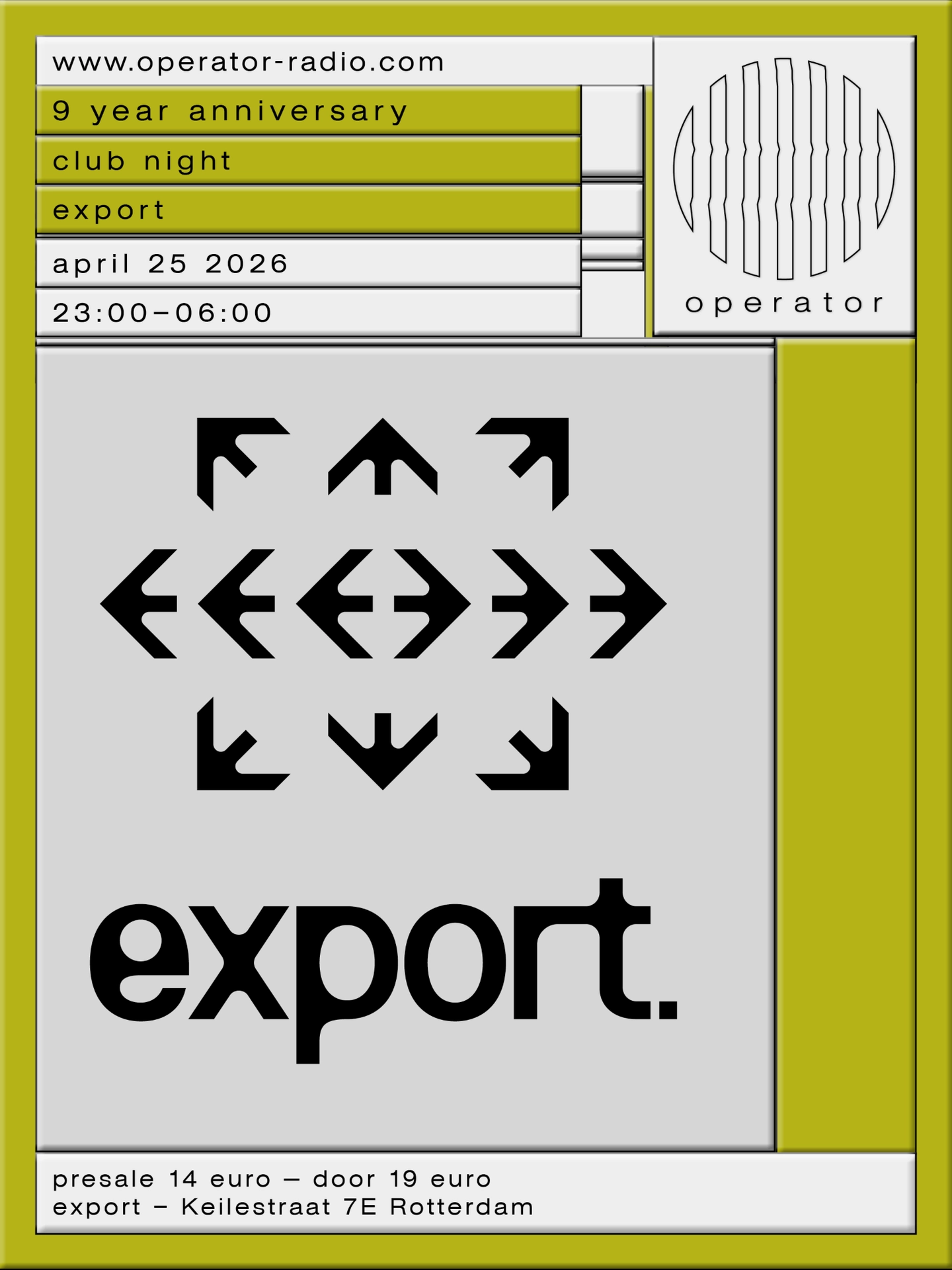 Operator 9-Year Anniversary