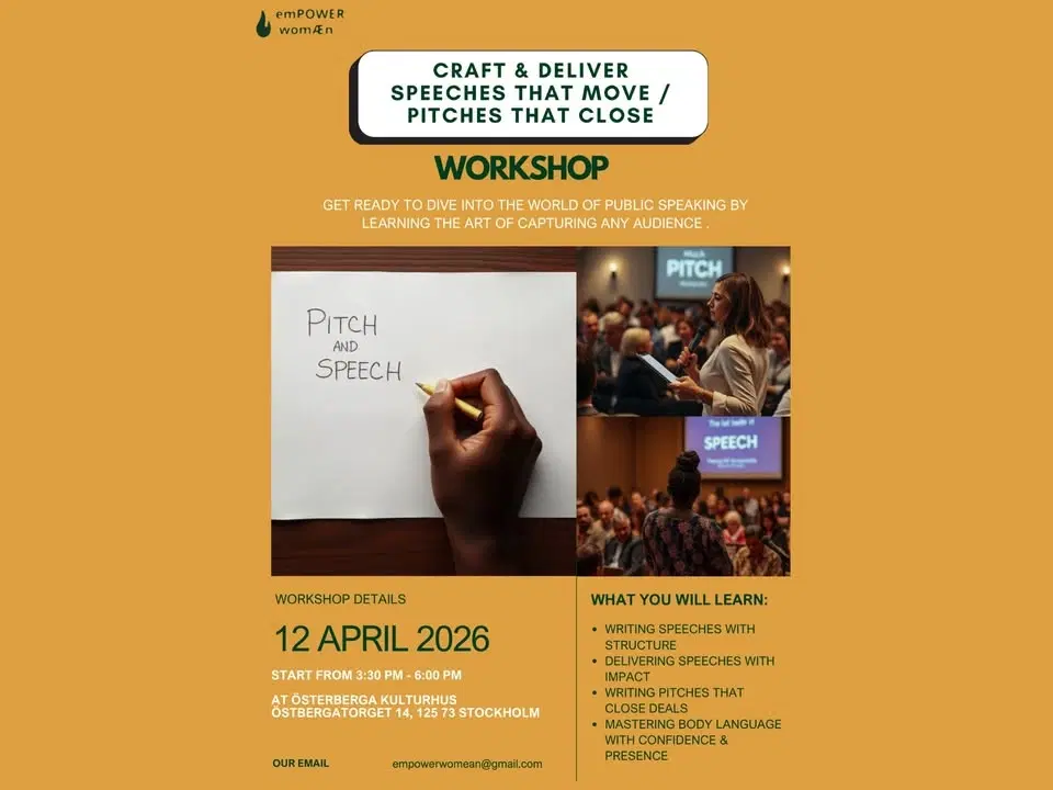 Craft & Deliver Speeches that move / pitches that close