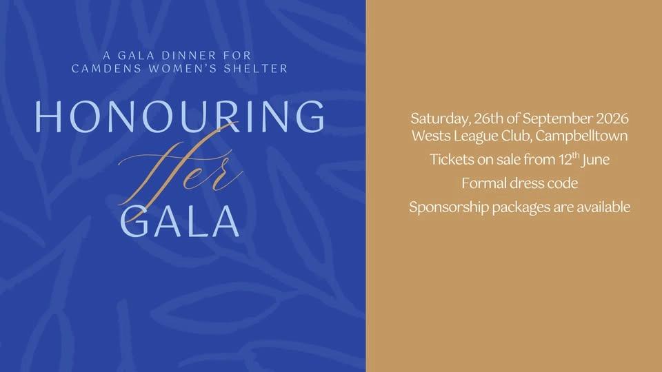 Honouring Her Gala 2026 - Camden Women's Shelter