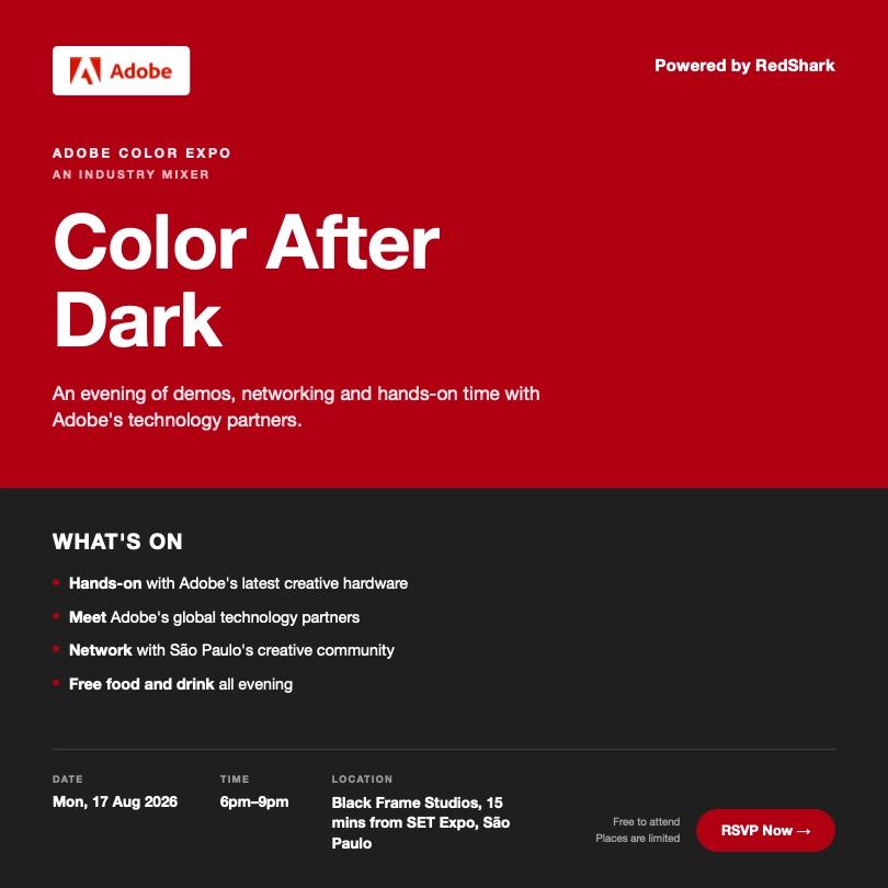 Adobe Color After Dark São Paulo - Free mixer for creatives