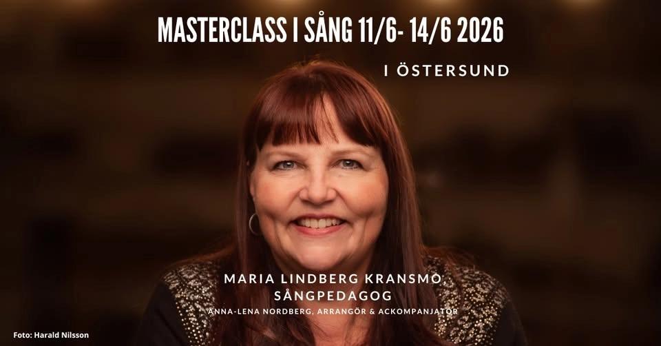 Masterclass i sång i Östersund