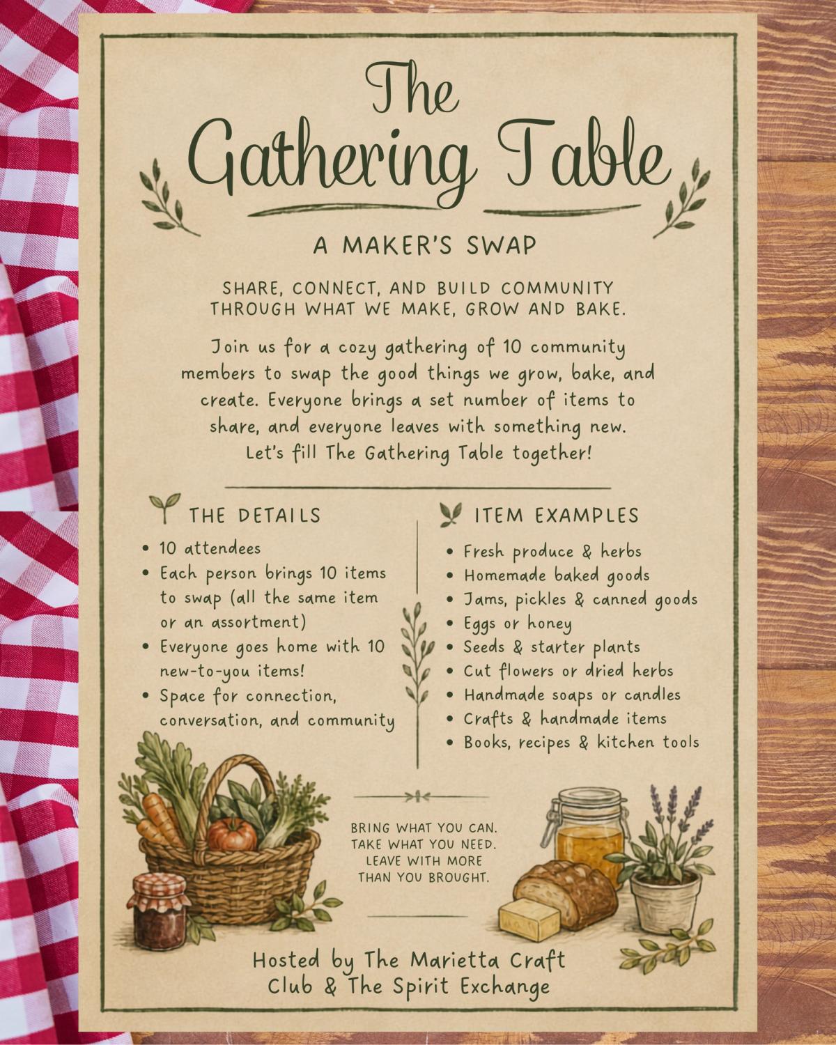 The Gathering Table : a Farmer's Market Swap