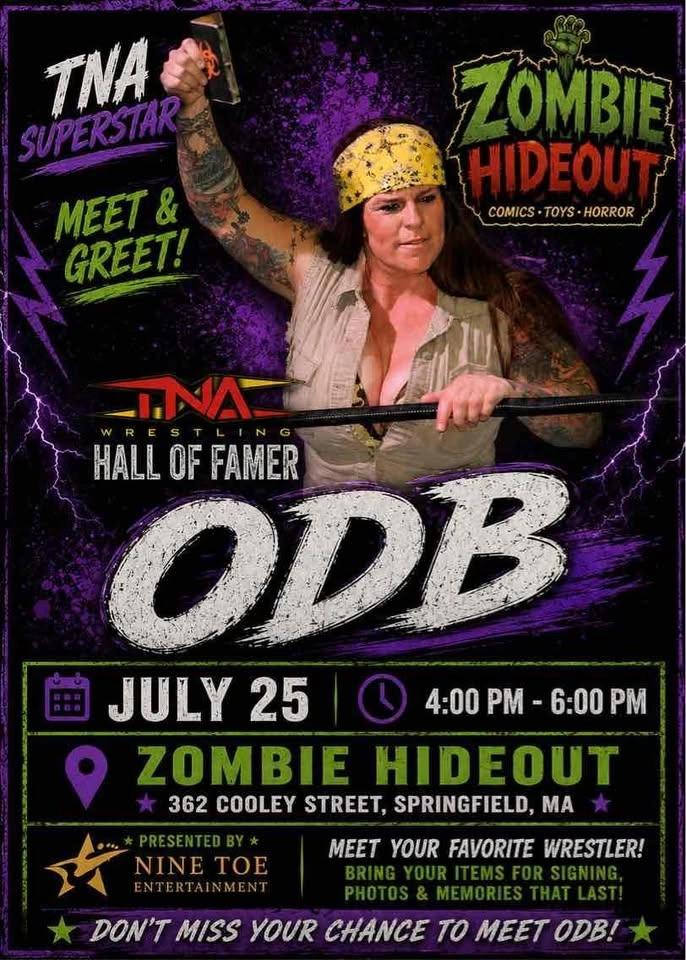 ODB In Store Signing ZOMBIE HIDEOUT