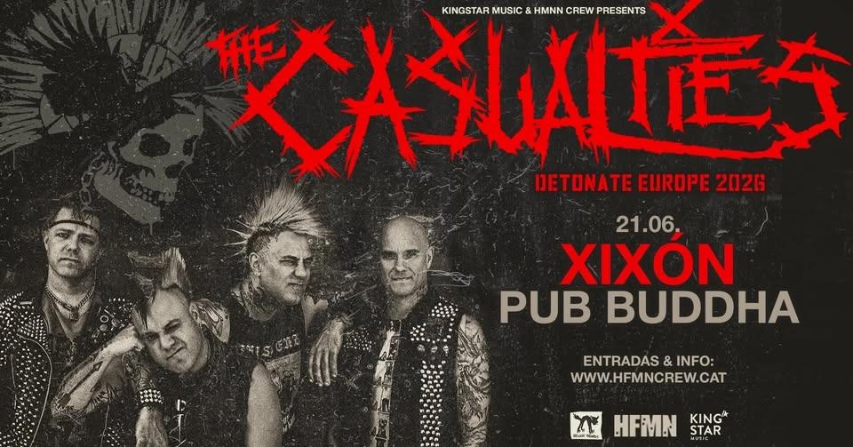The Casualties (21/06/2026) XIXÓN @ Pub Buddha