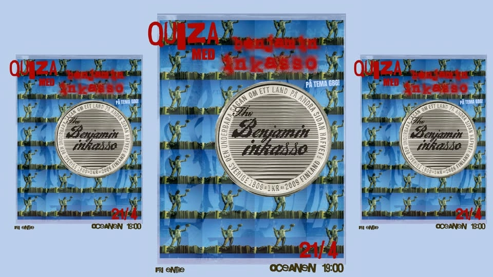 Quiz med Benjamin Inkasso | 21 april | Oceanen (Kulturköket)