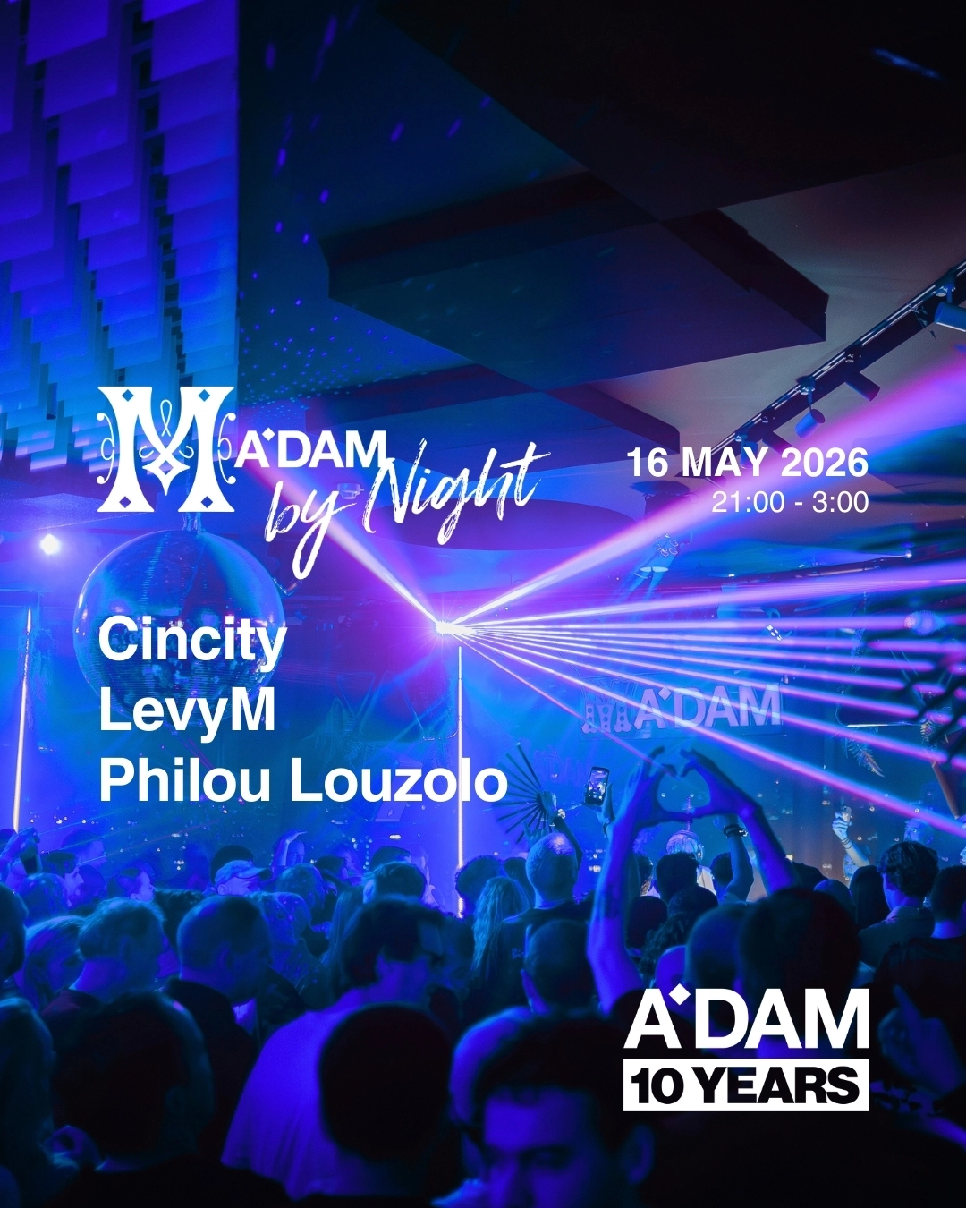 Madam by Night: A'DAM 10 Years