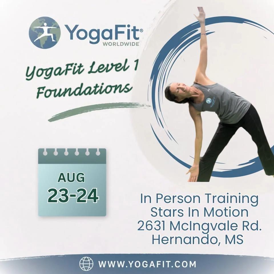 YogaFit YTT Level 1 “Foundations” at Stars In Motion